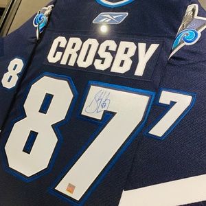 Sidney Crosby Rimouski Oceanic Signed Jersey  Frameworth